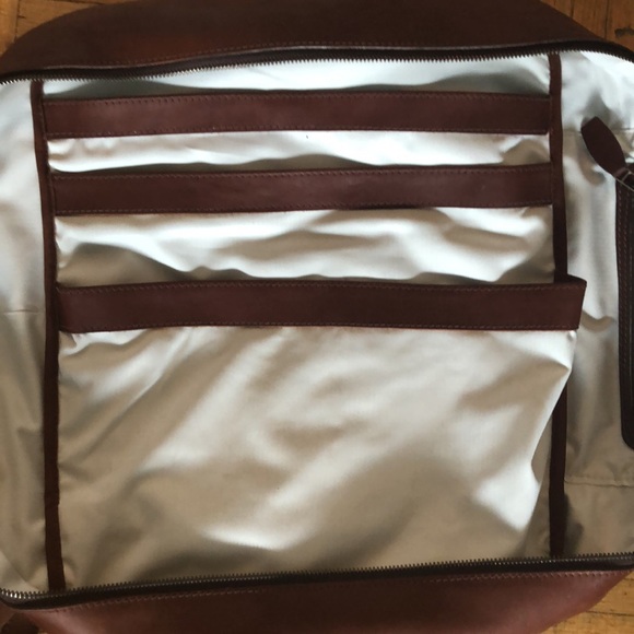 Genuine leather organizer bag - Picture 3 of 11